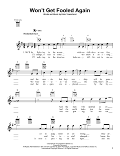 Won't Get Fooled Again (Download) 