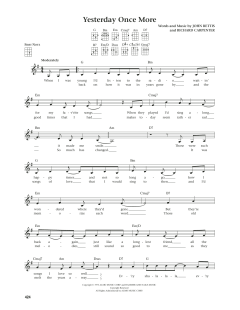 Yesterday Once More (Download) 