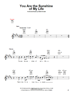 You Are The Sunshine Of My Life (Download) 