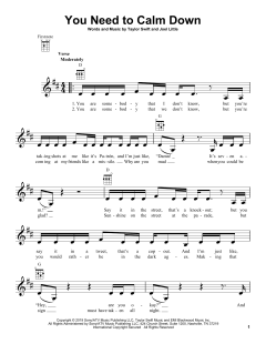 You Need To Calm Down (Download) 