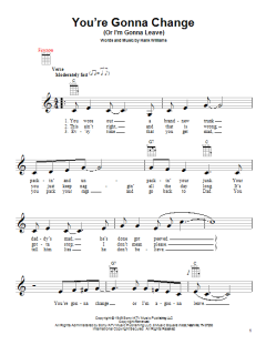 You're Gonna Change (Download) 