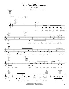 You're Welcome (Download) 