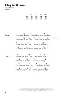 A Song For All Lovers (Download) 