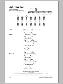 And I Love Her (Download) 