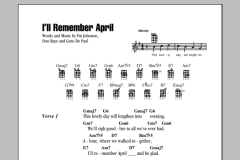 I'll Remember April (Download) 