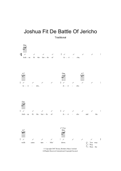 Joshua Fit De Battle Of Jericho (Download) 