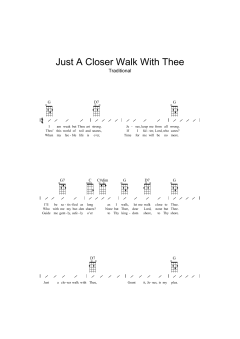 Just A Closer Walk With Thee (Download) 