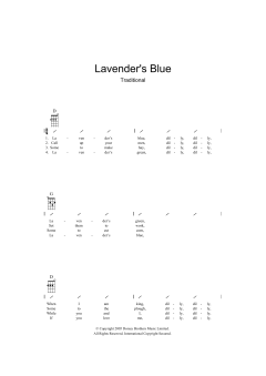 Lavender's Blue (Download) 