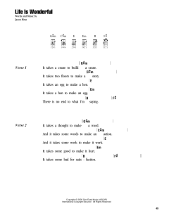 Life Is Wonderful (Download) 