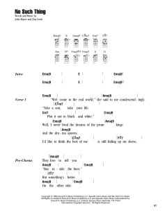 No Such Thing (Download) 