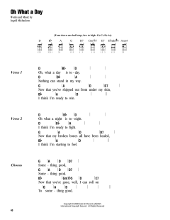 Oh What A Day (Download) 