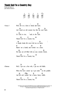 Thank God I'm A Country Boy (Download) 