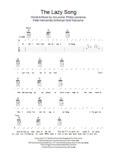 The Lazy Song (Download) 