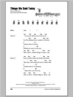 Things We Said Today (Download) 