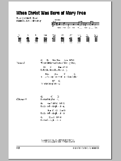 When Christ Was Born Of Mary Free (Download) 