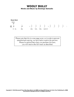 Wooly Bully (Download) 