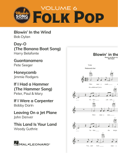 Ukulele Song Collection, Volume 6: Folk Pop (Download) 