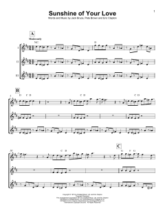 Sunshine Of Your Love (Download) 