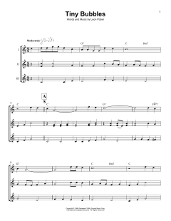 Tiny Bubbles (Download) 