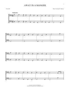 Away In A Manger von James R. Murray (Download) 