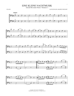 Eine Kleine Nachtmusik von Wolfgang Amadeus Mozart (Download) 