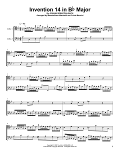Invention 14 In B-Flat Major von Mr. & Mrs. Cello (Download) 