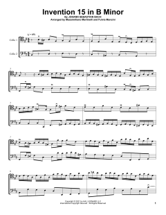 Invention 15 In B Minor von Mr. & Mrs. Cello (Download) 