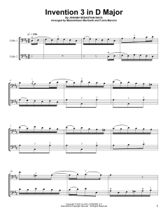 Invention 3 In D Major von Mr. & Mrs. Cello (Download) 