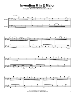 Invention 6 In E Major von Mr. & Mrs. Cello (Download) 