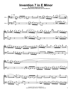 Invention 7 In E Minor von Mr. & Mrs. Cello (Download) 