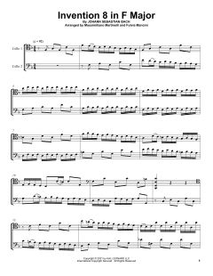 Invention 8 In F Major von Mr. & Mrs. Cello (Download) 