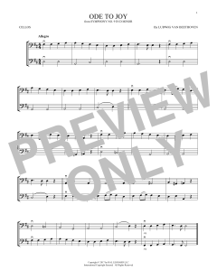 Ode To Joy von Ludwig van Beethoven (Download) 