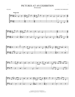 Pictures At An Exhibition von Modest Mussorgsky (Download) 