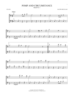 Pomp And Circumstance, March No. 1 von Edward Elgar (Download) 