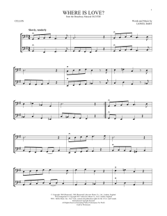 Where Is Love? von Lionel Bart (Download) 