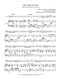 All I Ask Of You von Andrew Lloyd Webber (Download) 