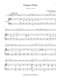 Emperor Waltz, Op. 437 von Johann Strauss II (Download) 