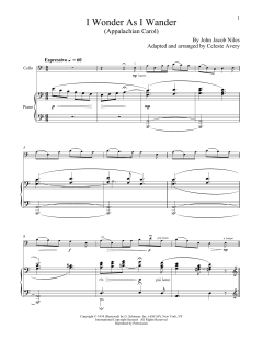 I Wonder As I Wander von John Jacob Niles (Download) 