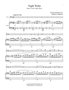 Night Waltz von Stephen Sondheim (Download) 