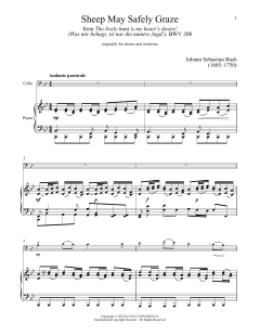 Sheep May Safely Graze von Johann Sebastian Bach (Download) 