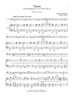 Symphony No. 1 In C Minor, Fourth Movement Excerpt von Johannes Brahms (Download) 