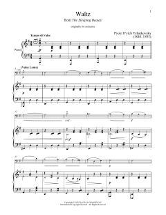 The Sleeping Beauty Waltz von Pyotr Il'yich Tchaikovsky (Download) 