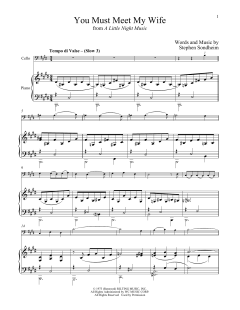 You Must Meet My Wife von Stephen Sondheim (Download) 