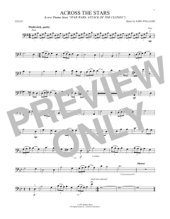 Across The Stars von John Williams (Download) 