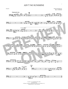 Ain't No Sunshine von Bill Withers (Download) 