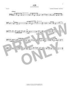 Air von George Frideric Handel (Download) 