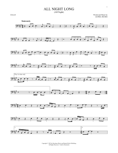 All Night Long von Lionel Richie (Download) 