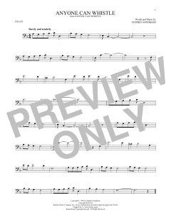 Anyone Can Whistle von Stephen Sondheim (Download) 