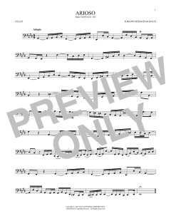 Arioso von Johann Sebastian Bach (Download) 