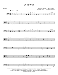 As It Was von Harry Styles (Download) 